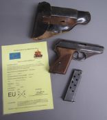 Mauser HSc 7.65mm semi-automatic pistol, serial number 964603 - deactivated 22/08/2022,