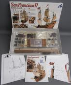 Artesania Latina San Francisco II Galleon S.XVI 1:90 model kit - appears unused
