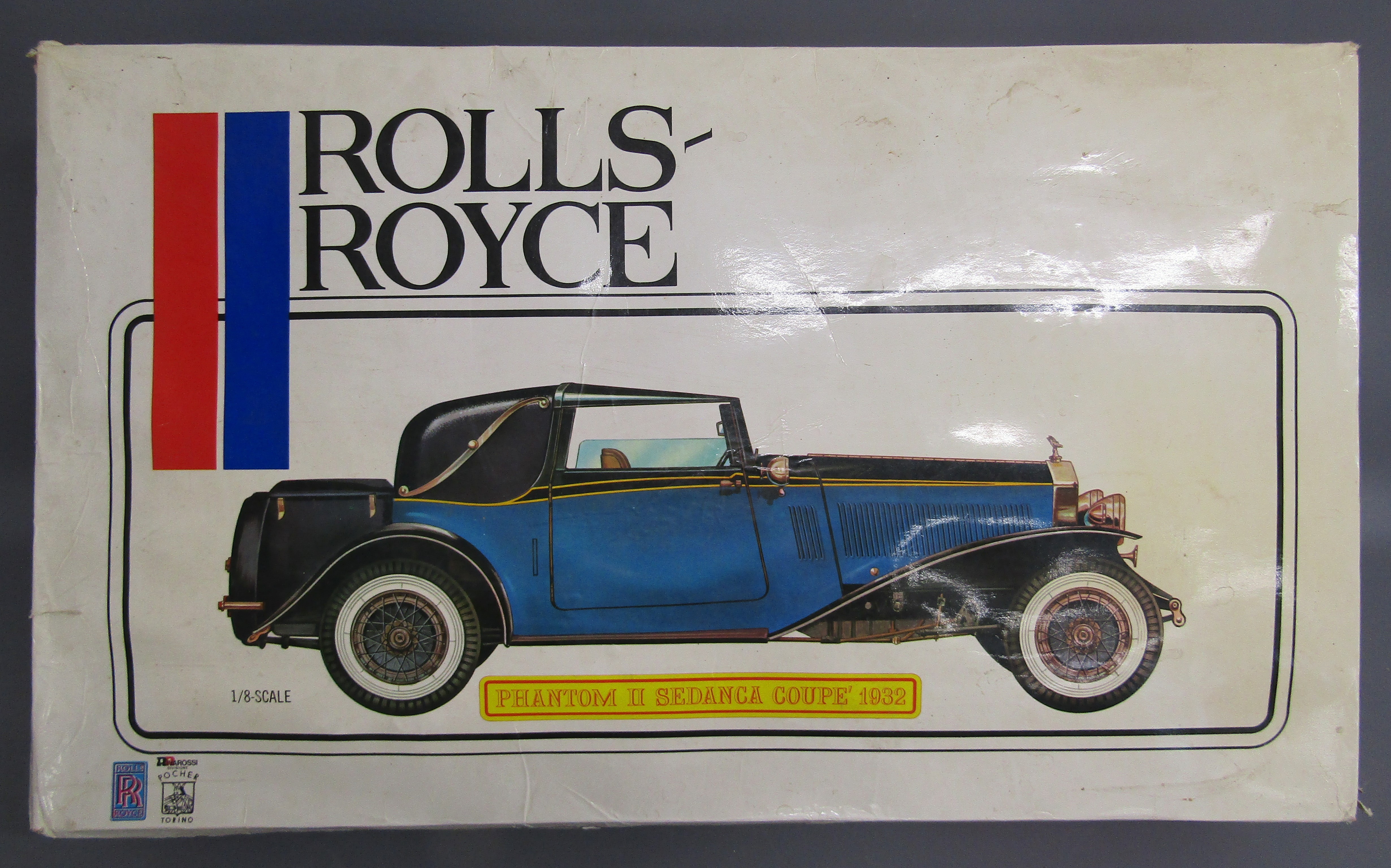 Rivarosi Pocher 1/8 scale Rolls Royce Phantom II Sedanca Coupe 1932 model kit - appears unused - - Image 4 of 4