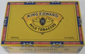 1 Sealed Box of 50 King Edward Imperial Cigars.