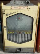The Challenger Deluxe vintage coin operated slot machine