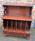 William IV mahogany canterbury / buffet