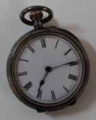 Ladies cylinder fob watch