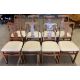 2 sets of 4 (8 in total) Stakmore folding dining chairs - Image 1 of 3