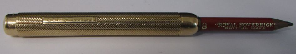 9ct gold propelling pencil, 17.5g