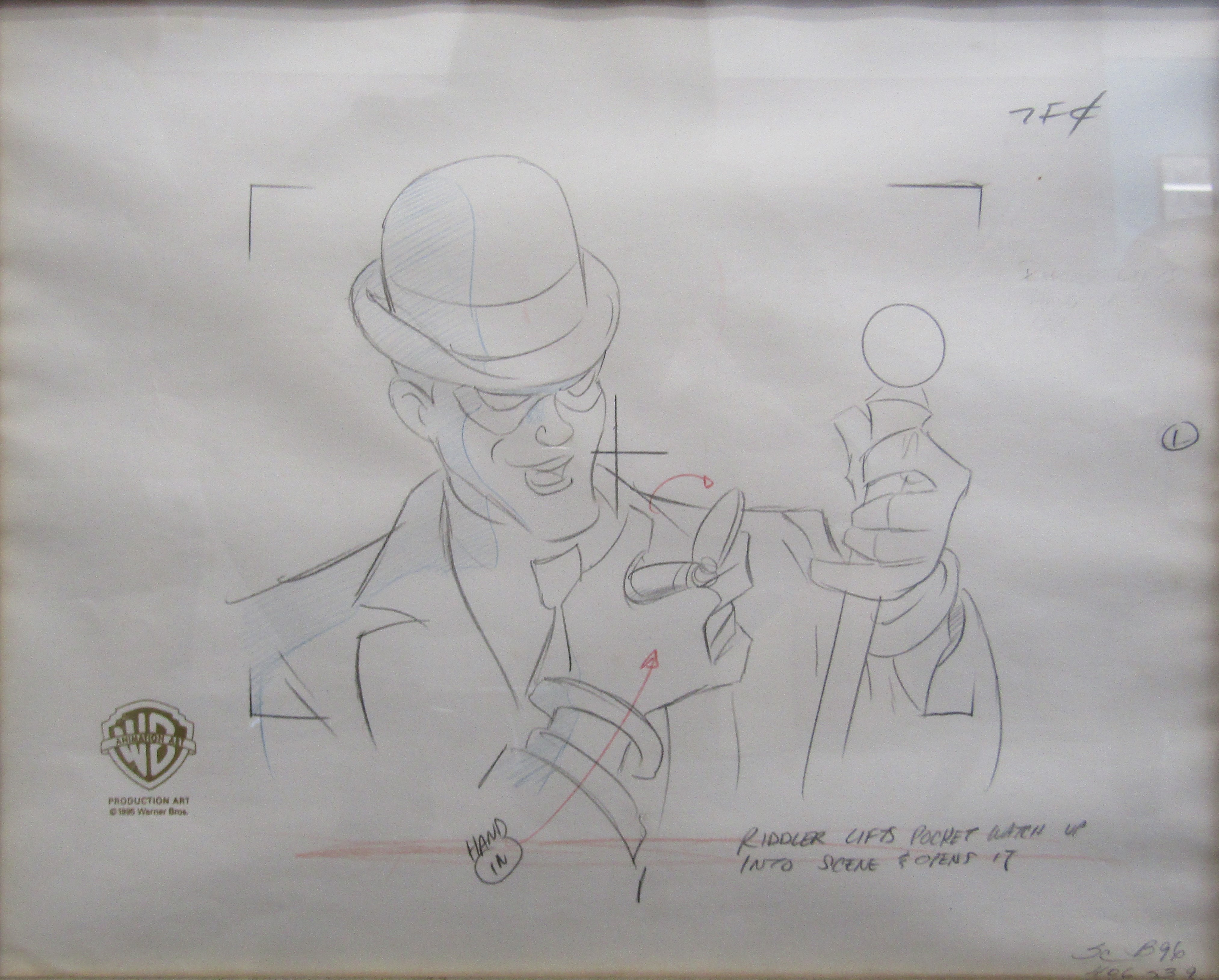 'If you're so smart, Why aren't you rich?' Warner Bros Riddler genuine production original