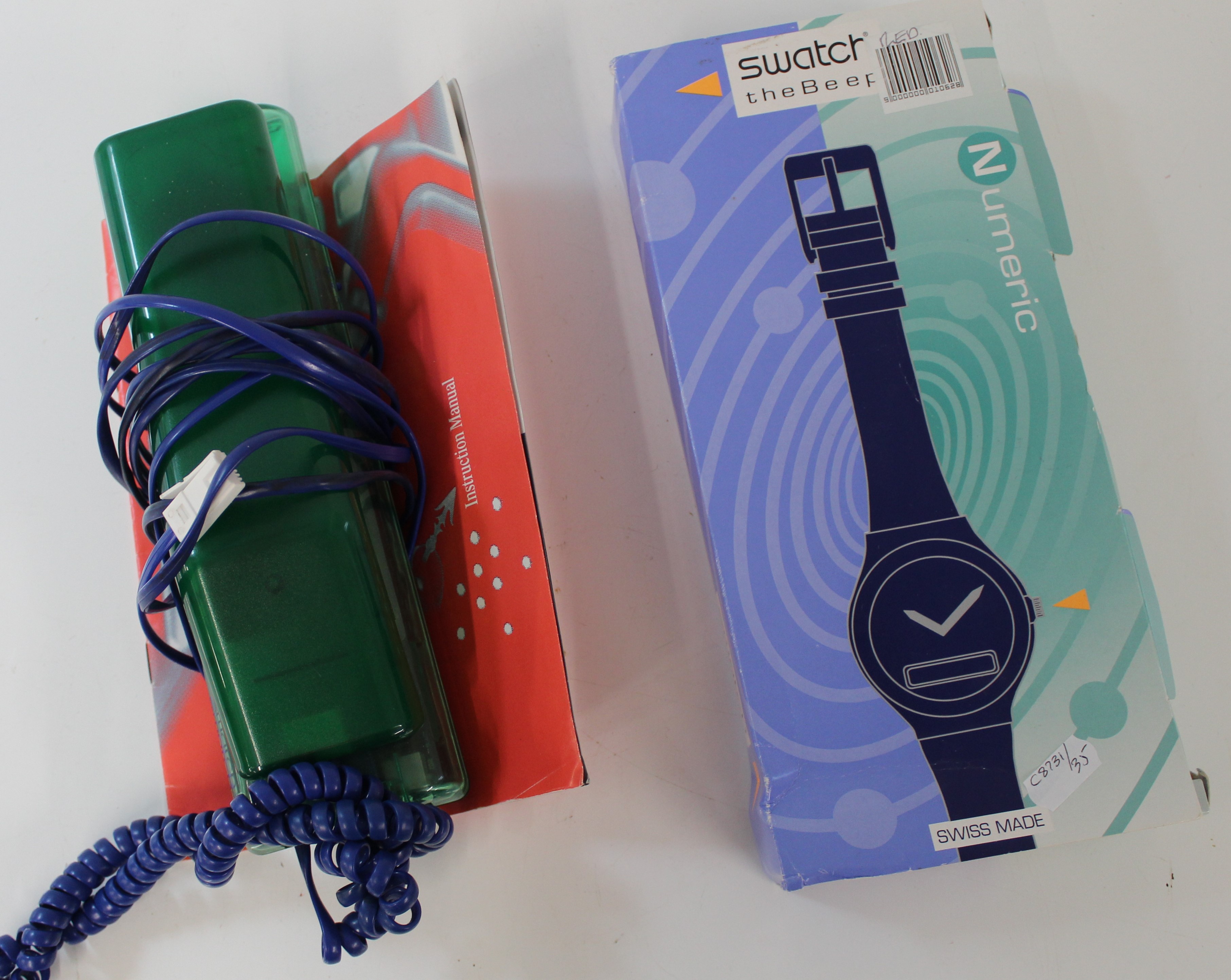 Swatch  -The Beep with receipts and stickers plus Swatch Twinphone