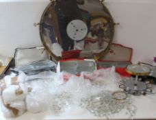 Empire style light fitting with large amount of associated drops and crystals