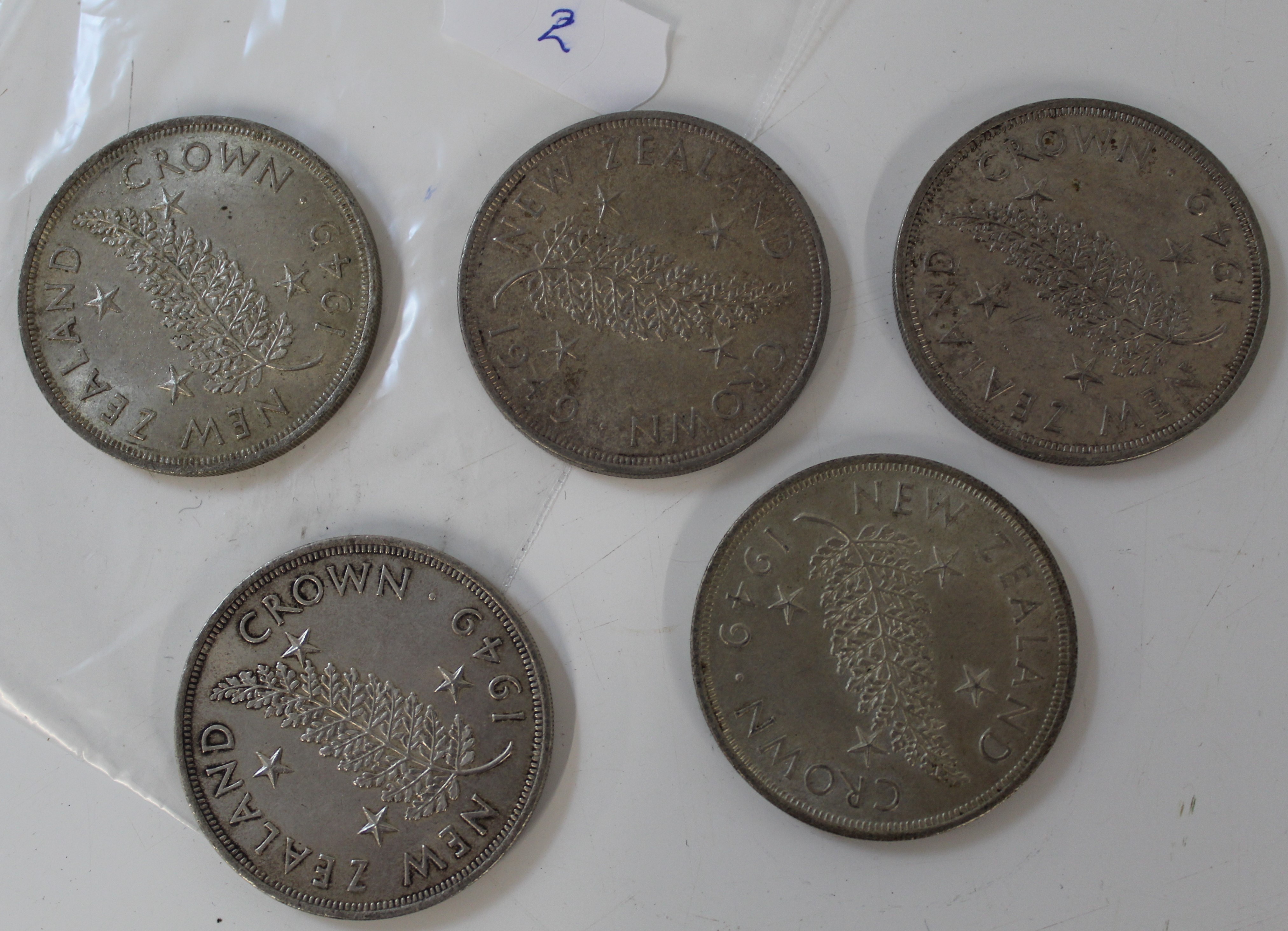 Five New Zealand Crowns - Image 2 of 2