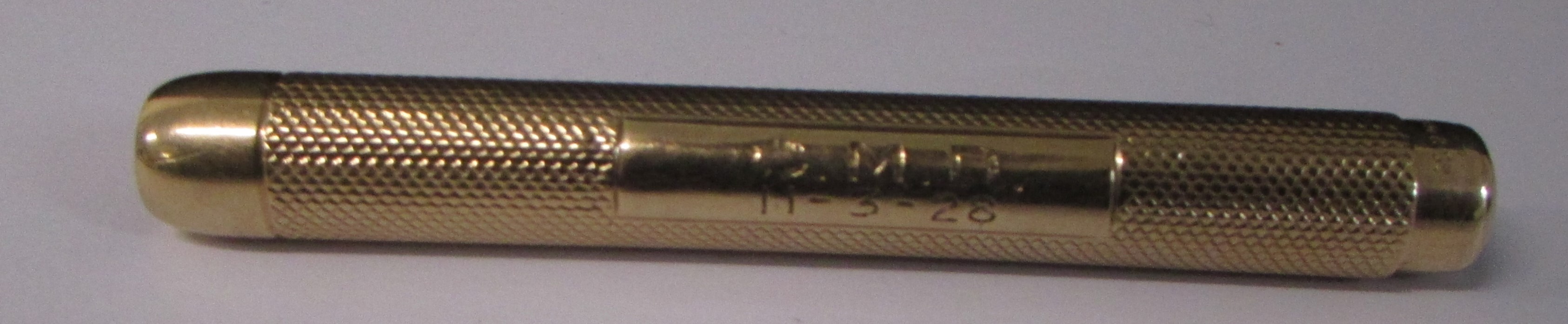 9ct gold propelling pencil, 17.5g - Image 2 of 2
