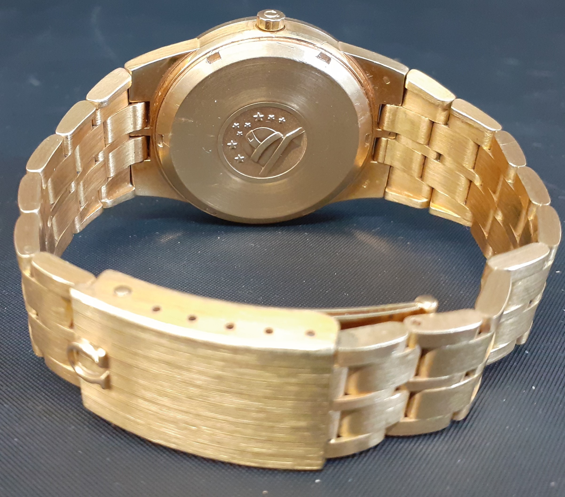 Gents 18ct gold Omega Constellation Electronic wristwatch with box & papers. Serial number - Image 4 of 8