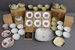 Collection of Japanese ware includes - IE & C Co square bowl with hand painted and gilt design,