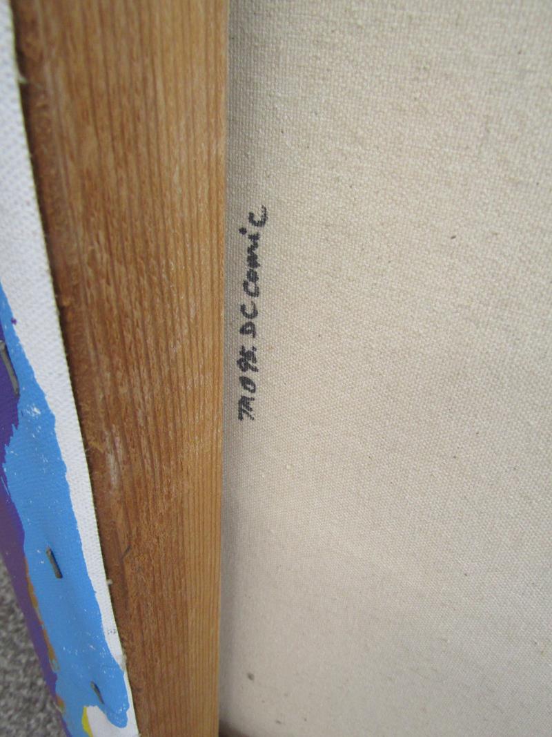 'Taz Attitudes' Limited Edition 94/100 Steve Kaufman aka 'SAK' hand pulled screen print with oils on - Image 4 of 5