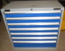 Sealey API9007 Premiere Industrial 7 drawer tool cabinet with key - 90cm w x 45cm d x 90cm h