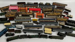 Large quantity of model railway locomotives & rolling stock along with boxes (in 3 boxes)