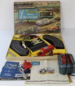 Triang Mini Motorway Car Racing Set with Transformer (untested) and spare hand control.