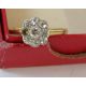 Tested as 18ct gold diamond daisy ring (missing 1 diamond) - ring size M -  1.76g - Image 2 of 4