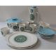 Meakin part dinner service to include 2 cake plates, sugar bowl, milk jug, coffee pot, 5 tea cups, 6 - Image 2 of 2