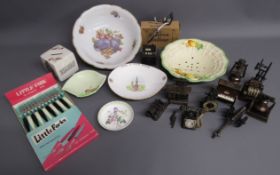 Collection of ceramics includes Schumann bowl, Elizabeth II Silver Jubilee money box, Carlton Ware