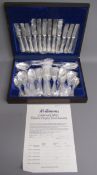 Rothmans Cooper Ludlam 6 setting cased canteen of cutlery with Trade incentive receipt