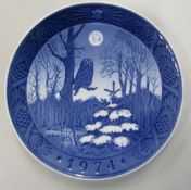 Royal Copenhagen 1974 plate