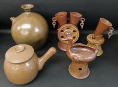 5 pieces of traditional Korean pottery