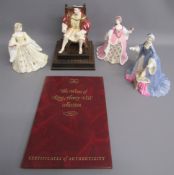 Wedgwood limited editions Compton & Woodhouse Henry VIII 430/4,500 and 3 of his wives - Catherine of
