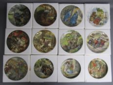 12 Wedgwood 'Wind in the Willows' collector's plates by Eric Kincaid