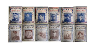 6 binders containing 'The Great War' (Registered for Canadian Magazine Post) - VOL 8 1916-17 1221-