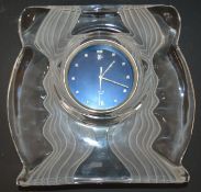 Daum France lead crystal clock