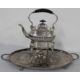 Viners silver plated tray 56cm x 28cm and EPNS spirit kettle on stand with burner, removable base - Image 1 of 4