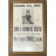 Framed Old Brigg Corn Exchange poster for a recital by Miss Fedora Turnbull 28th October 1925 - Image 2 of 2