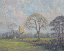 H Bennett oil on board 
