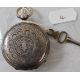 Pocket watch, J G Graves Sheffield 455456, silver case, front open, (cracked dial). - Image 2 of 2