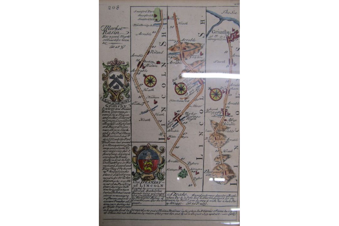 Collection of Lincolnshire maps and pictures - Westyard Farm Hibaldstow field areas map, Market - Image 6 of 9