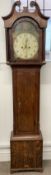 Early 19th century longcase clock with an 8 day movement by James Chapman of Lincoln in an oak