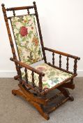 Early 20th century American rocking chair