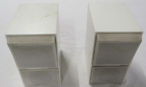 Pair of Bang and Olufsen CX50 speakers, (needs new speaker units)