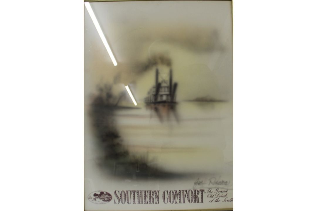 Pair of Southern Comfort display Prints, hand sprayed by Geoff Ridgeway - Image 3 of 3