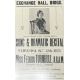 Framed Old Brigg Corn Exchange poster for a recital by Miss Fedora Turnbull 28th October 1925 - Image 1 of 2
