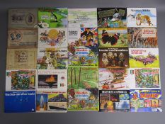 Cigarette and tea collectors cards and sticker albums