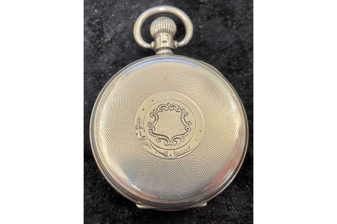 Silver case Bunn Special 60 hour pocket watch - Image 2 of 3