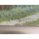 Framed C F Rump oil on canvas with windmills, boats and sheep on a country lane - approx. 62cm x - Image 3 of 6