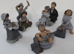 5 x limited edition Elisa composite figures