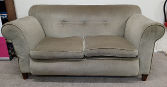 2 seater drop end sofa with feather filled cushions