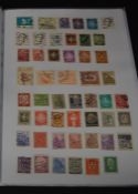 Folder of used World stamps, sorted into alphabetical country order, First Day Covers, PHQ cards &