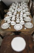 Kaiser Prestige Palma design 12 place dinner service also includes tea set, tureens, cake plate,