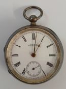 Waltham American open face pocket watch in 2oz silver case (not working)