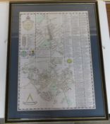 A contemporary map of Rushden in the County of Northamptonshire,