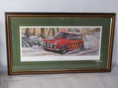 Ross Wardle signed limited edition print,